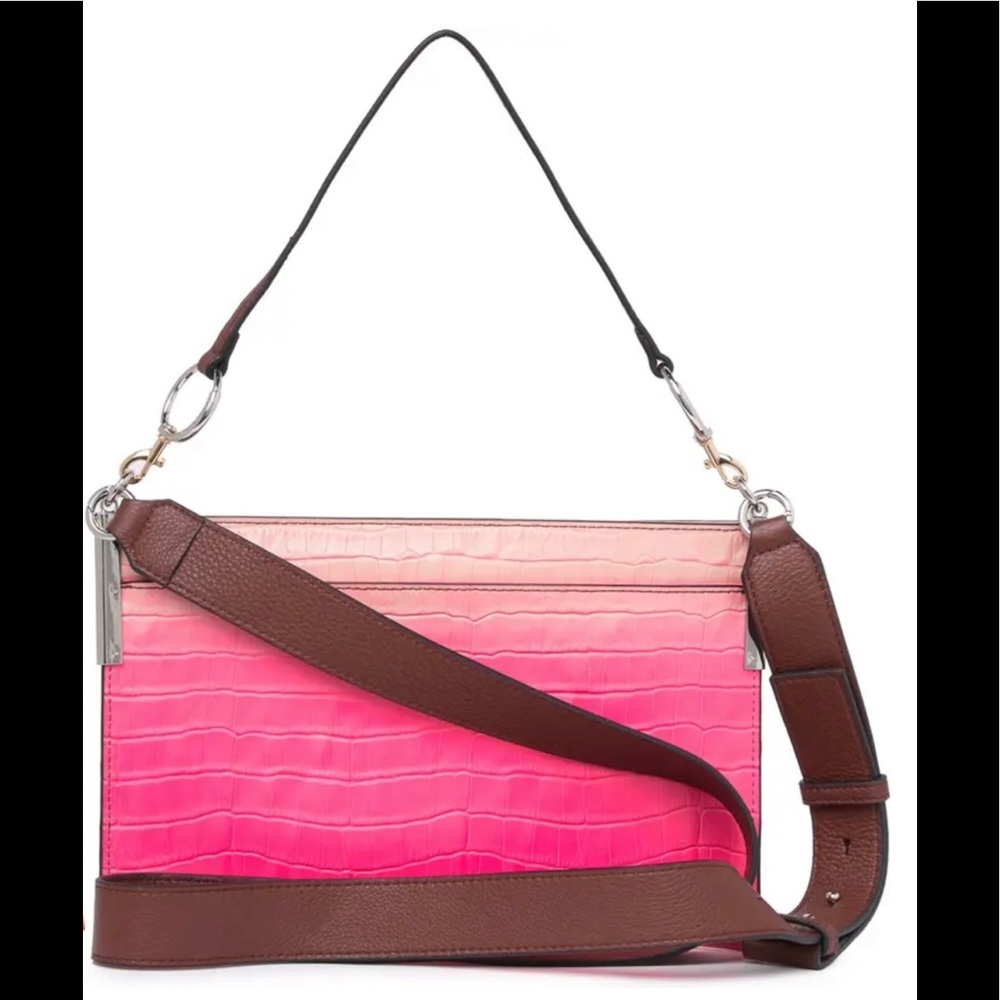 Women’s Ladies Juniors Ombré Bright Pink Crossbody Purse Bag by Vince Camuto